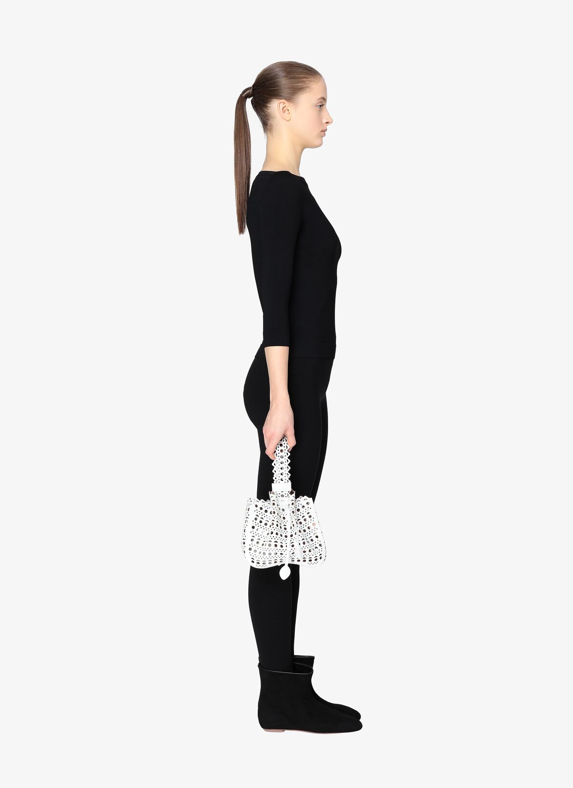 Rose-Marie 19 Bracelet Bag ALAÏA WHITE ROSE-MARIE 19 BRACELET BAG